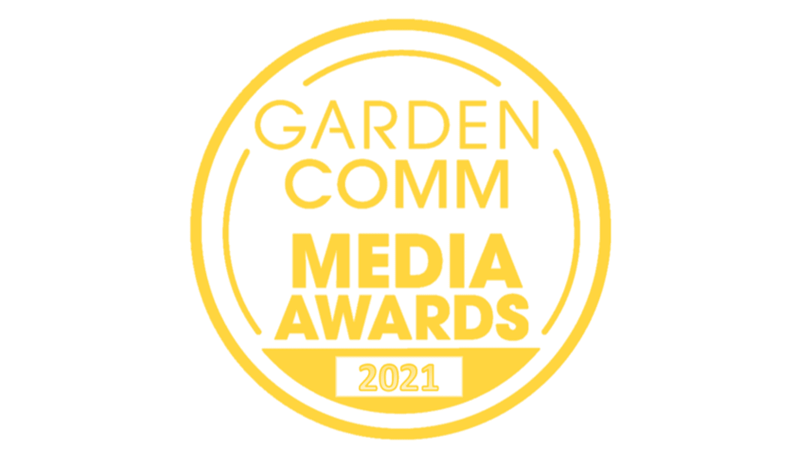 GardenComm Media Awards 2021 Logo (Gold)